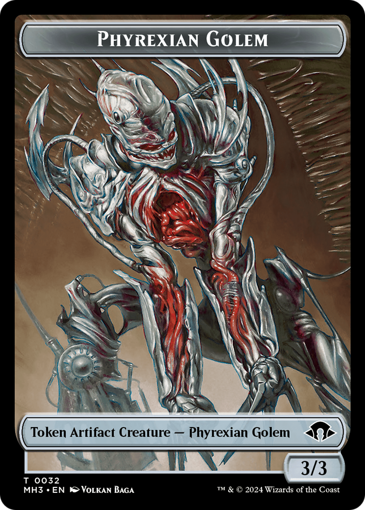 Phyrexian Golem Token [Modern Horizons 3 Tokens] - Destination Retro