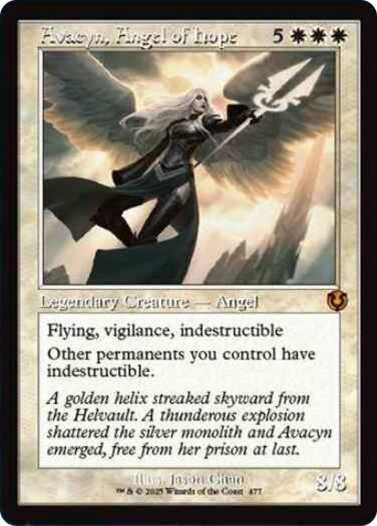 Avacyn, Angel of Hope (Retro Frame) [Innistrad Remastered] - Destination Retro