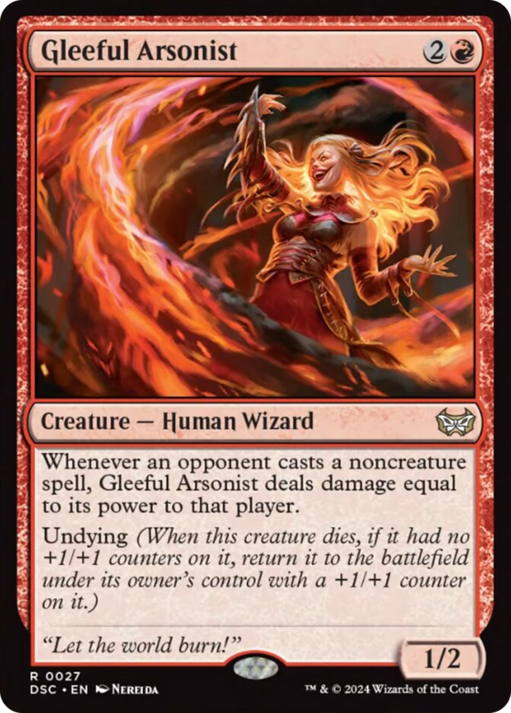 Gleeful Arsonist [Duskmourn: House of Horror Commander] - Destination Retro