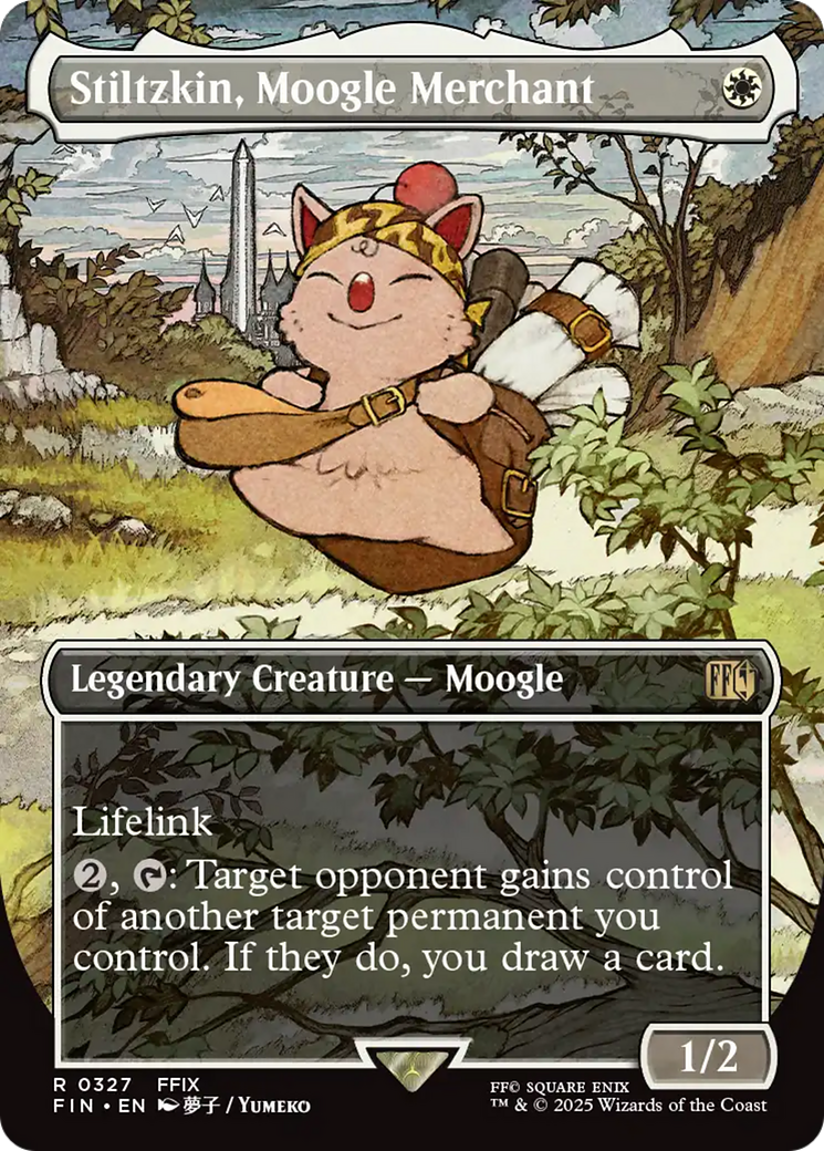 Stiltzkin, Moogle Merchant (Borderless) [FINAL FANTASY] - Destination Retro