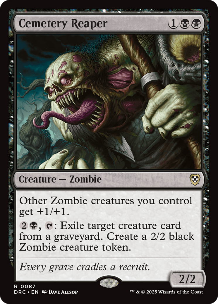 Cemetery Reaper [Aetherdrift Commander] - Destination Retro