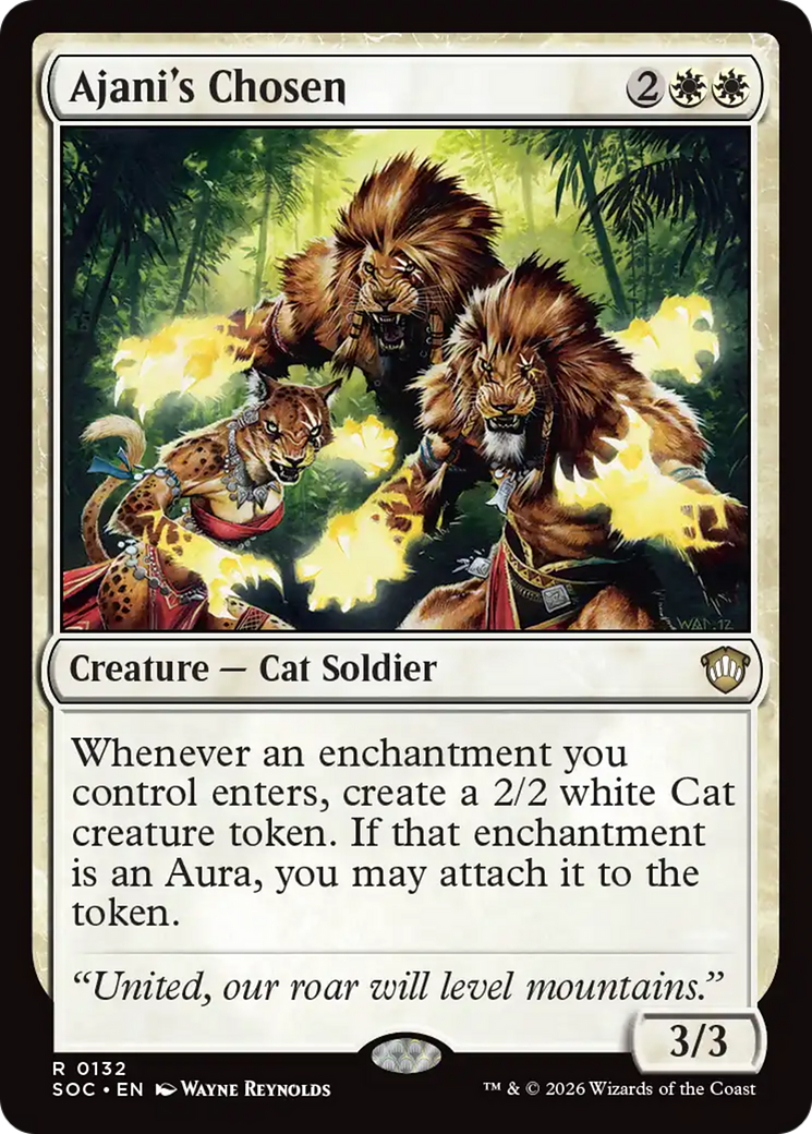 Ajani's Chosen [Secrets of Strixhaven Commander] - Destination Retro