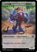 Eldrazi Spawn // Satyr Double-Sided Token [Commander Masters Tokens] - Destination Retro