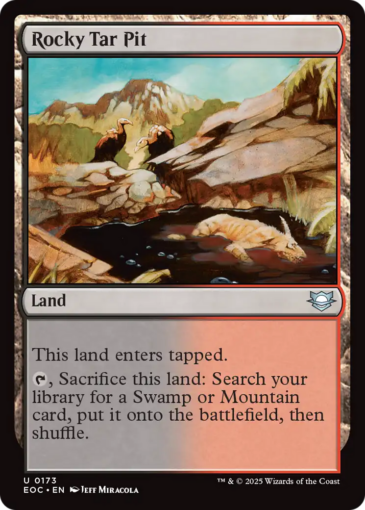 Rocky Tar Pit [Edge of Eternities Commander] - Destination Retro