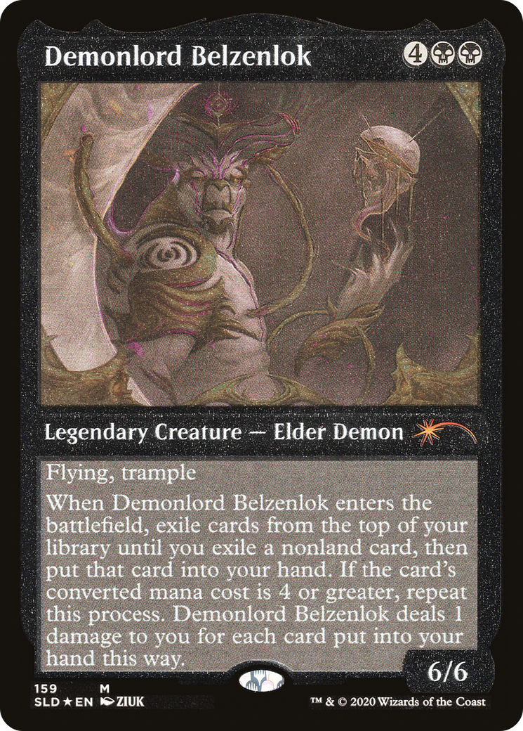 Demonlord Belzenlok (Foil Etched) [Secret Lair Drop Series] - Destination Retro