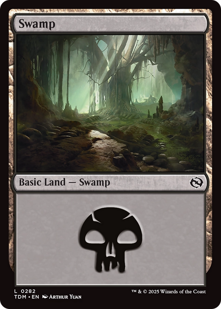 Swamp (0282) [Tarkir: Dragonstorm] - Destination Retro