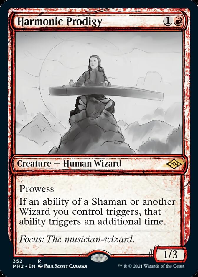 Harmonic Prodigy (Sketch) [Modern Horizons 2] - Destination Retro
