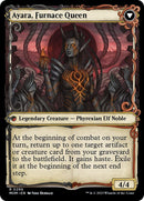 Ayara, Widow of the Realm // Ayara, Furnace Queen (Showcase Planar Booster Fun) [March of the Machine] - Destination Retro