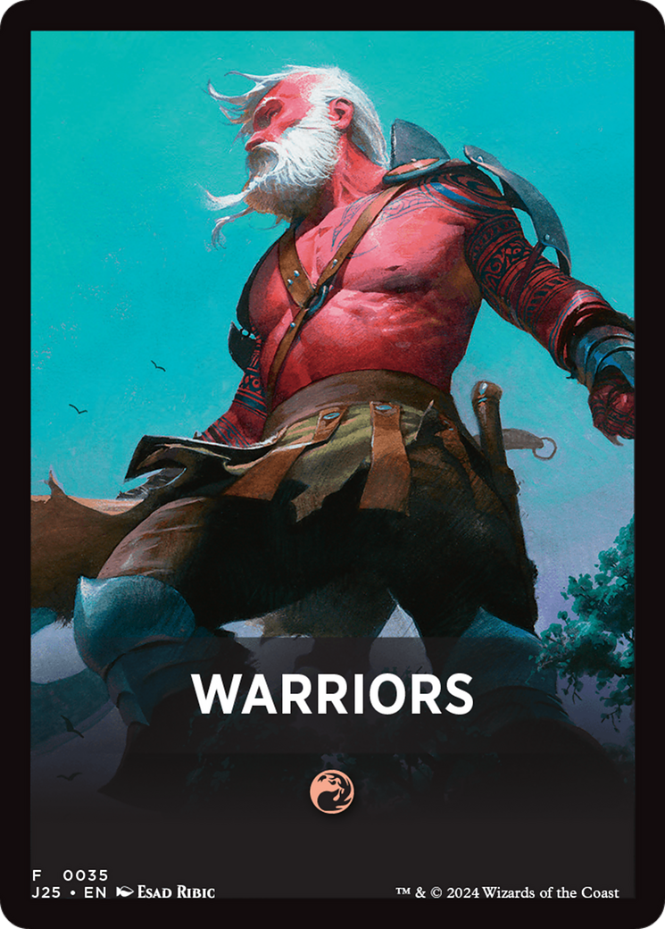 Warriors Theme Card [Foundations Jumpstart Front Cards] - Destination Retro