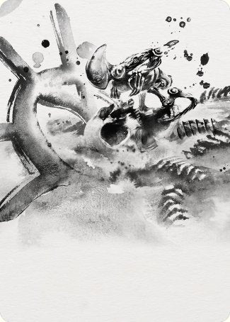 Myr Convert Art Card [Phyrexia: All Will Be One Art Series] - Destination Retro