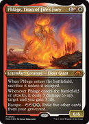 Phlage, Titan of Fire's Fury (Foil Etched) [Modern Horizons 3] - Destination Retro