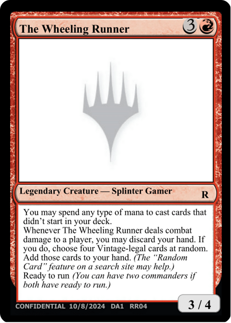 The Wheeling Runner [Unknown Event] - Destination Retro