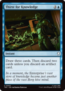 Thirst for Knowledge (Surge Foil) [Star Trek Commander] - Destination Retro
