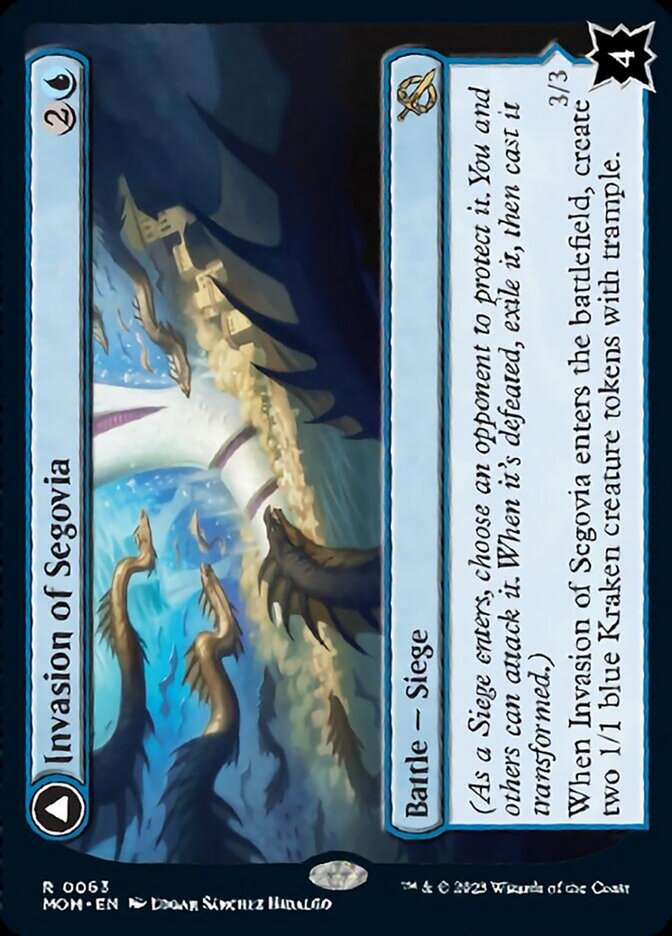 Invasion of Segovia // Caetus, Sea Tyrant of Segovia [March of the Machine] - Destination Retro