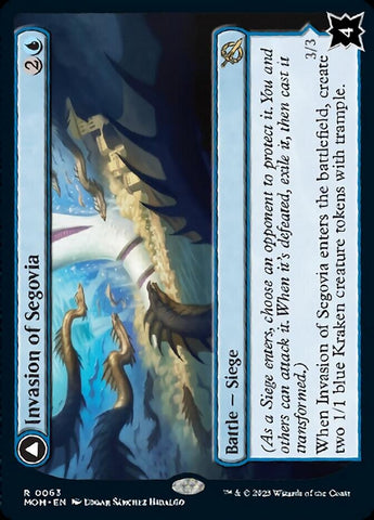 Invasion of Segovia // Caetus, Sea Tyrant of Segovia [March of the Machine] - Destination Retro