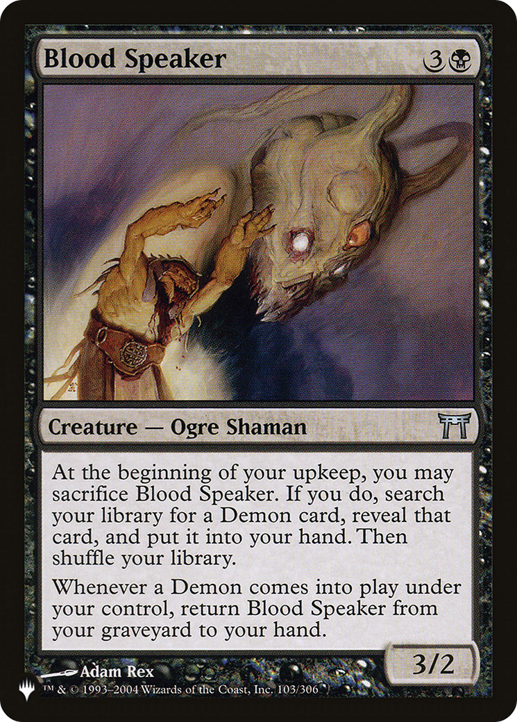 Blood Speaker [The List] - Destination Retro