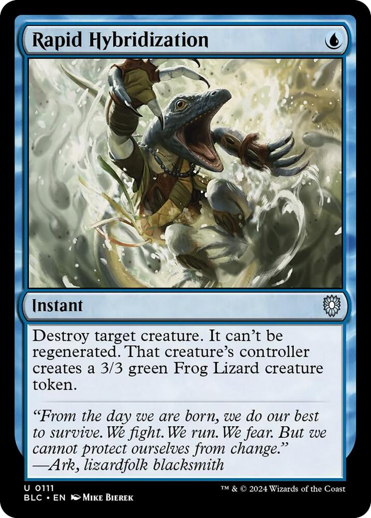 Rapid Hybridization [Bloomburrow Commander] - Destination Retro