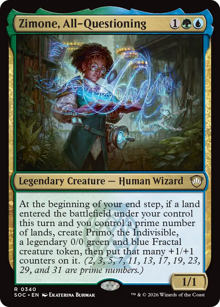 Zimone, All-Questioning [Secrets of Strixhaven Commander] - Destination Retro