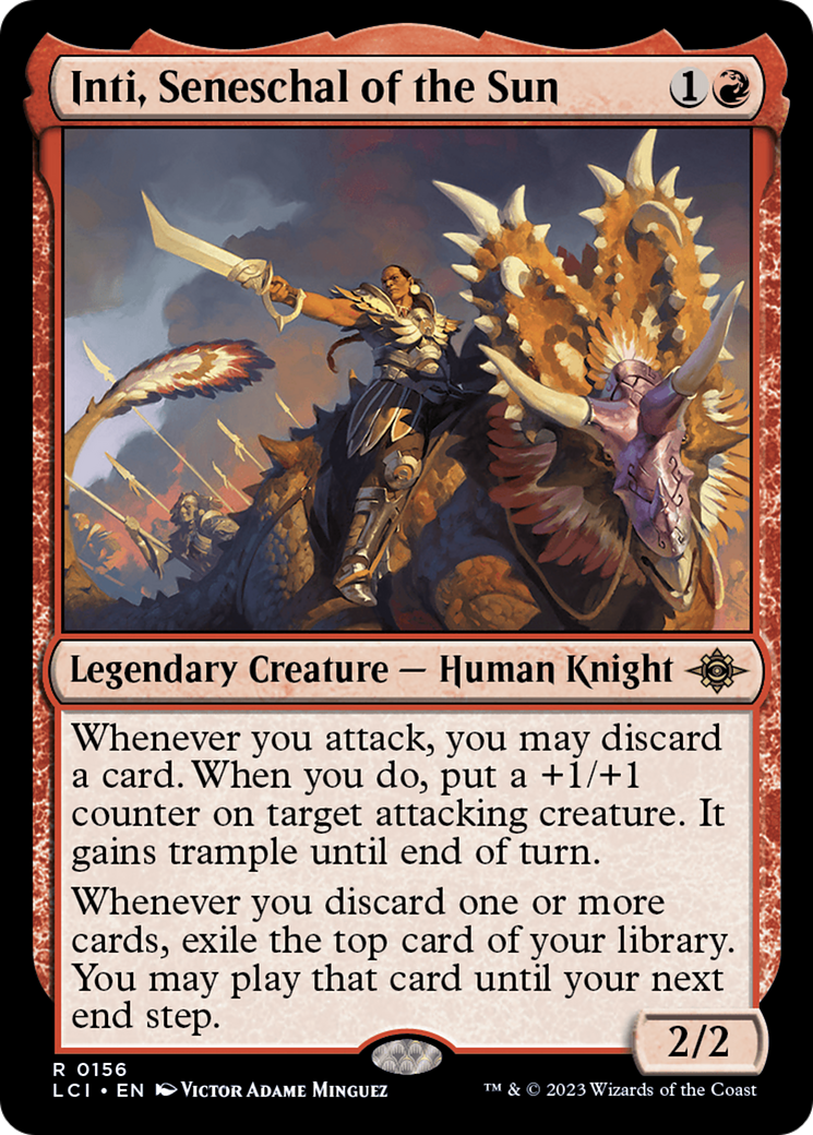 Inti, Seneschal of the Sun [The Lost Caverns of Ixalan] - Destination Retro