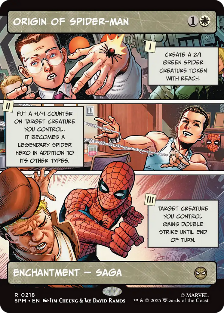 Origin of Spider-Man (Borderless) [Marvel's Spider-Man] - Destination Retro