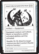 Avacyn's Collar, the Symbol of Her Church [Mystery Booster 2 Playtest Cards] - Destination Retro