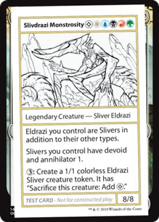 Slivdrazi Monstrosity (2021 Edition) [Mystery Booster Playtest Cards] - Destination Retro