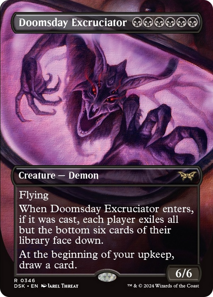 Doomsday Excruciator (Borderless) [Duskmourn: House of Horror] - Destination Retro