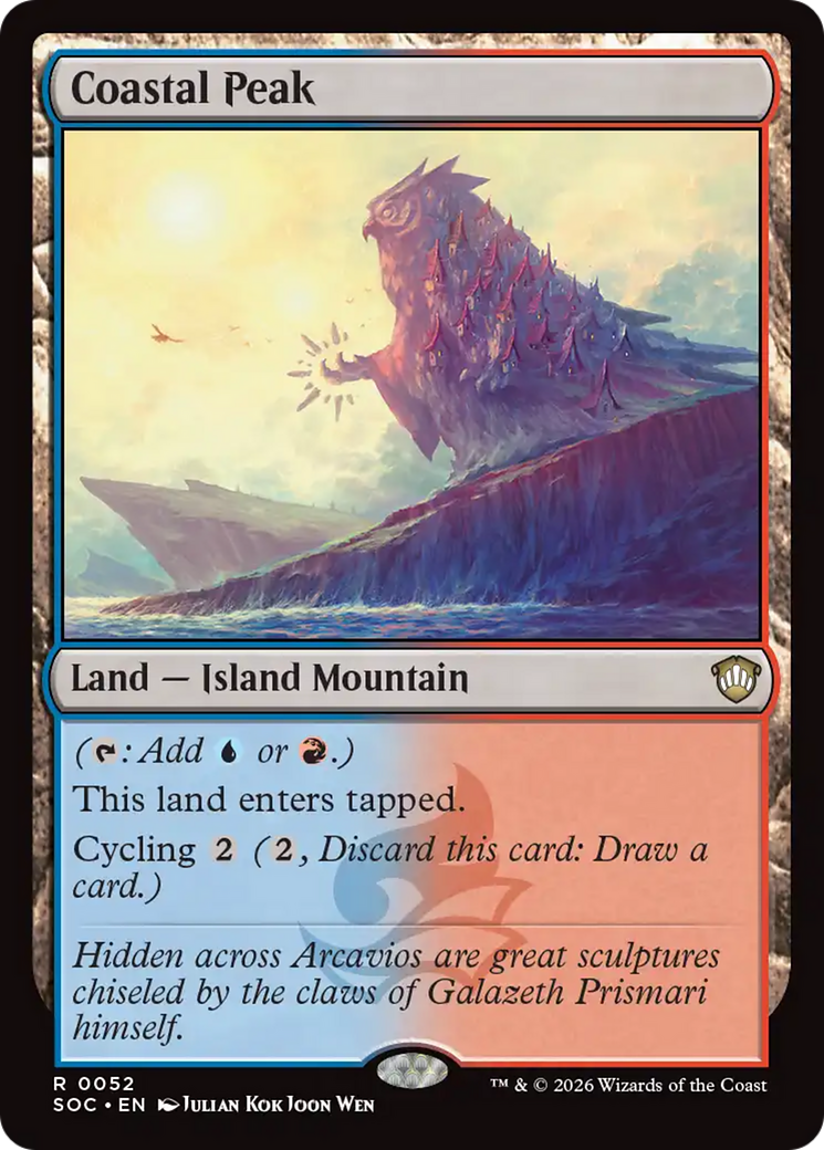 Coastal Peak [Secrets of Strixhaven Commander] - Destination Retro