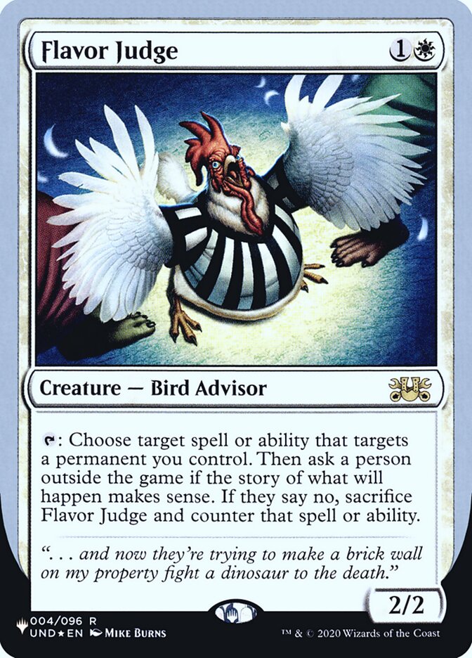 Flavor Judge (Unfinity Foil Edition) [The List] - Destination Retro
