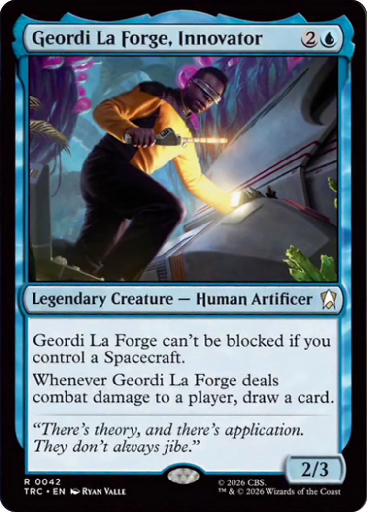 Geordi La Forge, Innovator [Star Trek Commander] - Destination Retro
