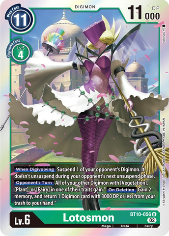 Lotosmon [BT10-056] [Xros Encounter] - Destination Retro