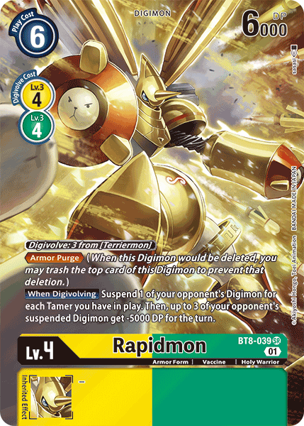 Rapidmon [BT8-039] (Alternate Art) [New Awakening] - Destination Retro