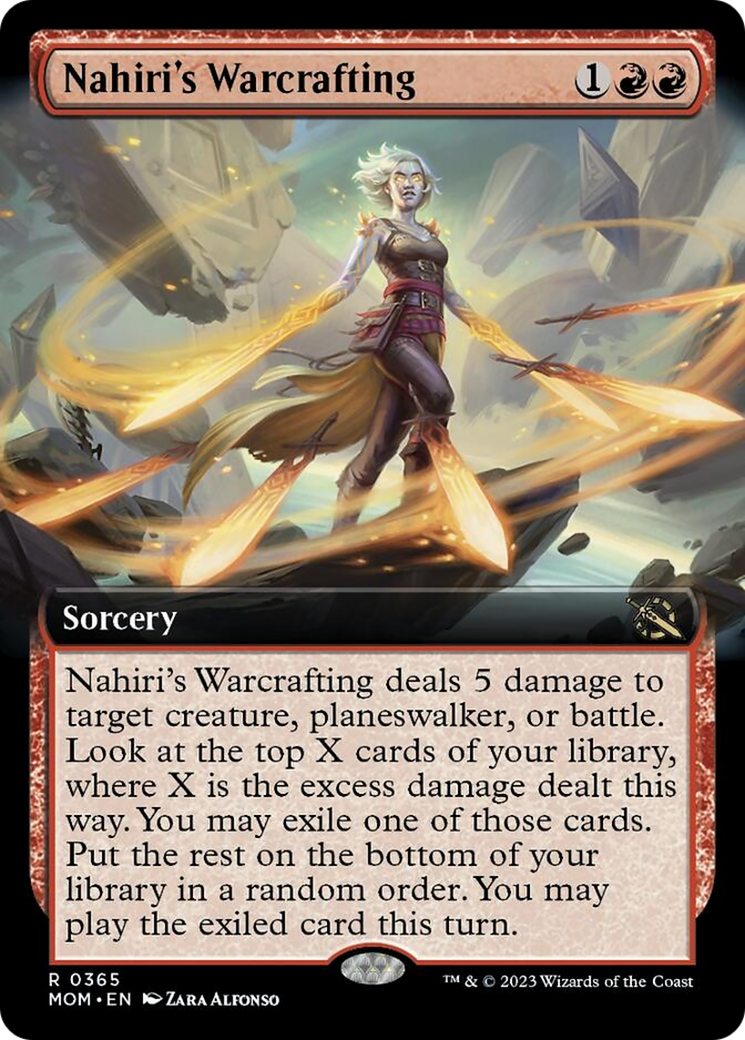 Nahiri's Warcrafting (Extended Art) [March of the Machine] - Destination Retro