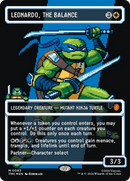 Leonardo, the Balance (0083) (Borderless) (Surge Foil) [Teenage Mutant Ninja Turtles Commander] - Destination Retro