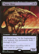Plague Sliver (Extended Art) (Step-and-Compleat Foil) [Secret Lair Drop Promos] - Destination Retro