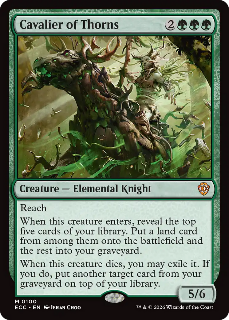 Cavalier of Thorns [Lorwyn Eclipsed Commander] - Destination Retro