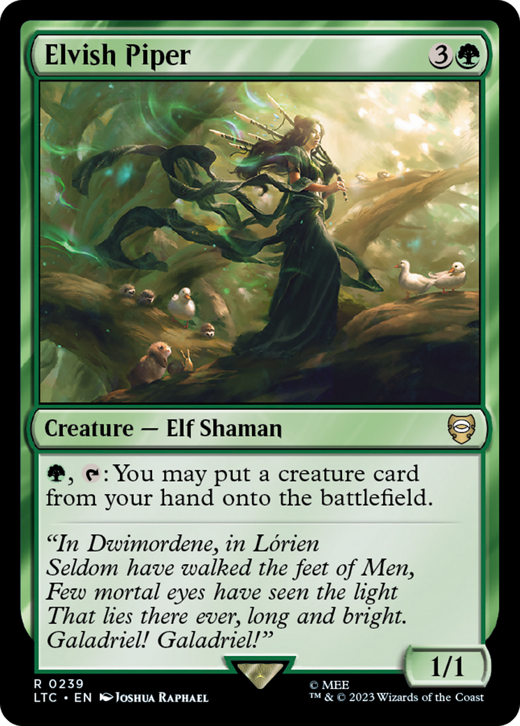 Elvish Piper [The Lord of the Rings: Tales of Middle-Earth Commander] - Destination Retro