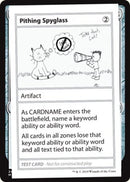 Pithing Spyglass (2021 Edition) [Mystery Booster Playtest Cards] - Destination Retro