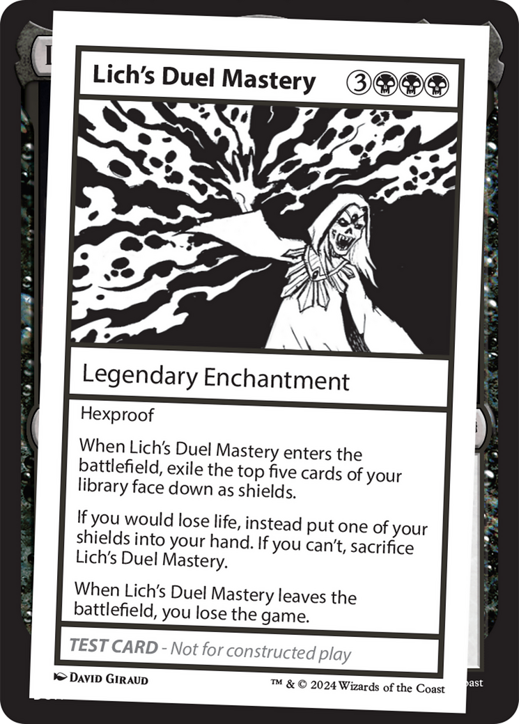 Lich's Duel Mastery [Mystery Booster 2 Playtest Cards] - Destination Retro