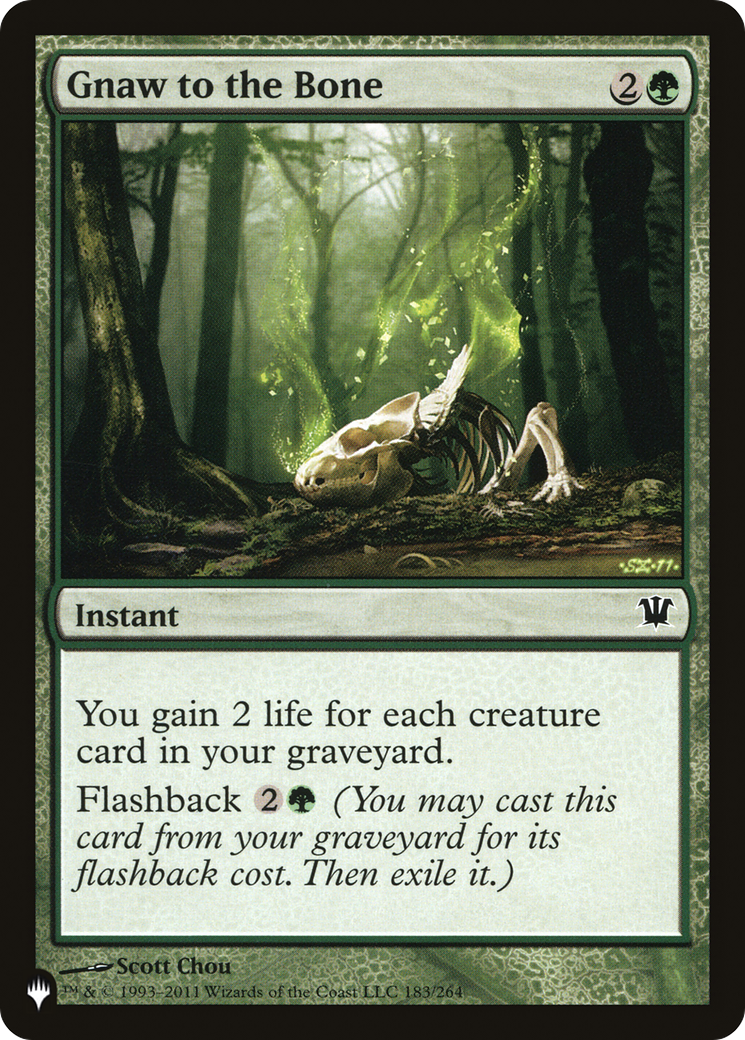 Gnaw to the Bone [The List] - Destination Retro