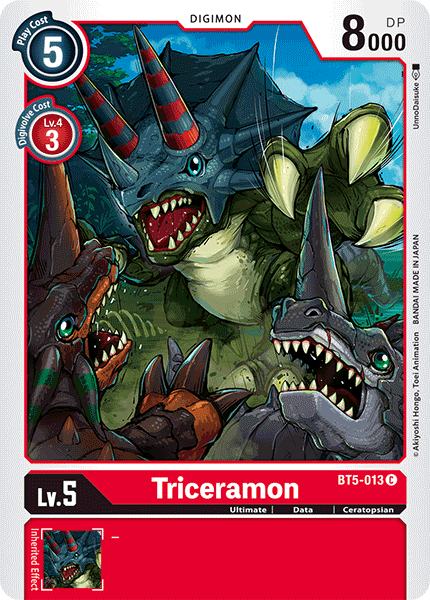 Triceramon [BT5-013] [Battle of Omni] - Destination Retro