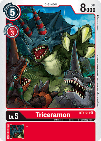 Triceramon [BT5-013] [Battle of Omni] - Destination Retro