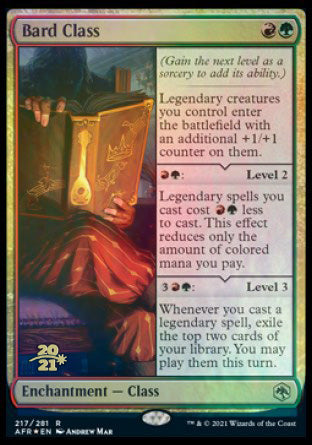 Bard Class [Dungeons & Dragons: Adventures in the Forgotten Realms Prerelease Promos] - Destination Retro
