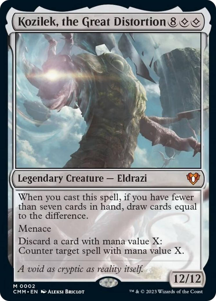 Kozilek, the Great Distortion [Commander Masters] - Destination Retro