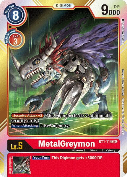 MetalGreymon [BT1-114] [Release Special Booster Ver.1.0] - Destination Retro