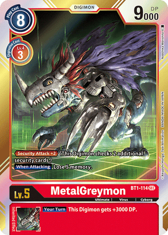 MetalGreymon [BT1-114] [Release Special Booster Ver.1.0] - Destination Retro