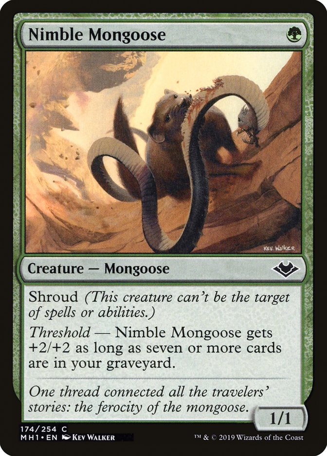 Nimble Mongoose [Modern Horizons] - Destination Retro