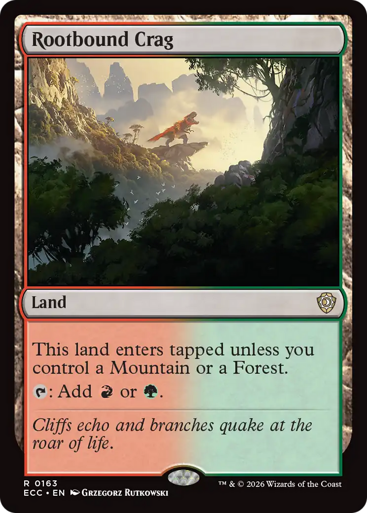 Rootbound Crag [Lorwyn Eclipsed Commander] - Destination Retro