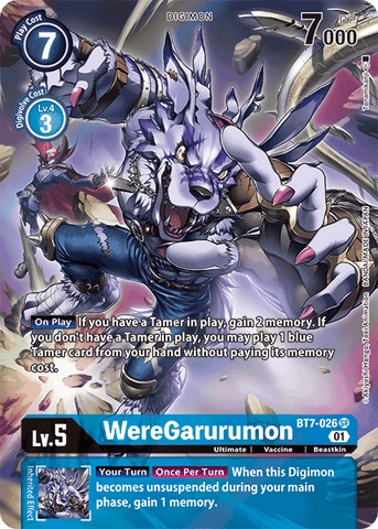 WereGarurumon [BT7-026] (Alternate Art) [Next Adventure] - Destination Retro