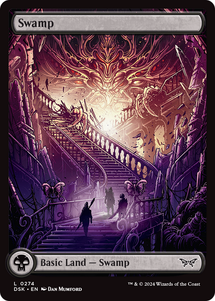 Swamp (274) - Full Art [Duskmourn: House of Horror] - Destination Retro